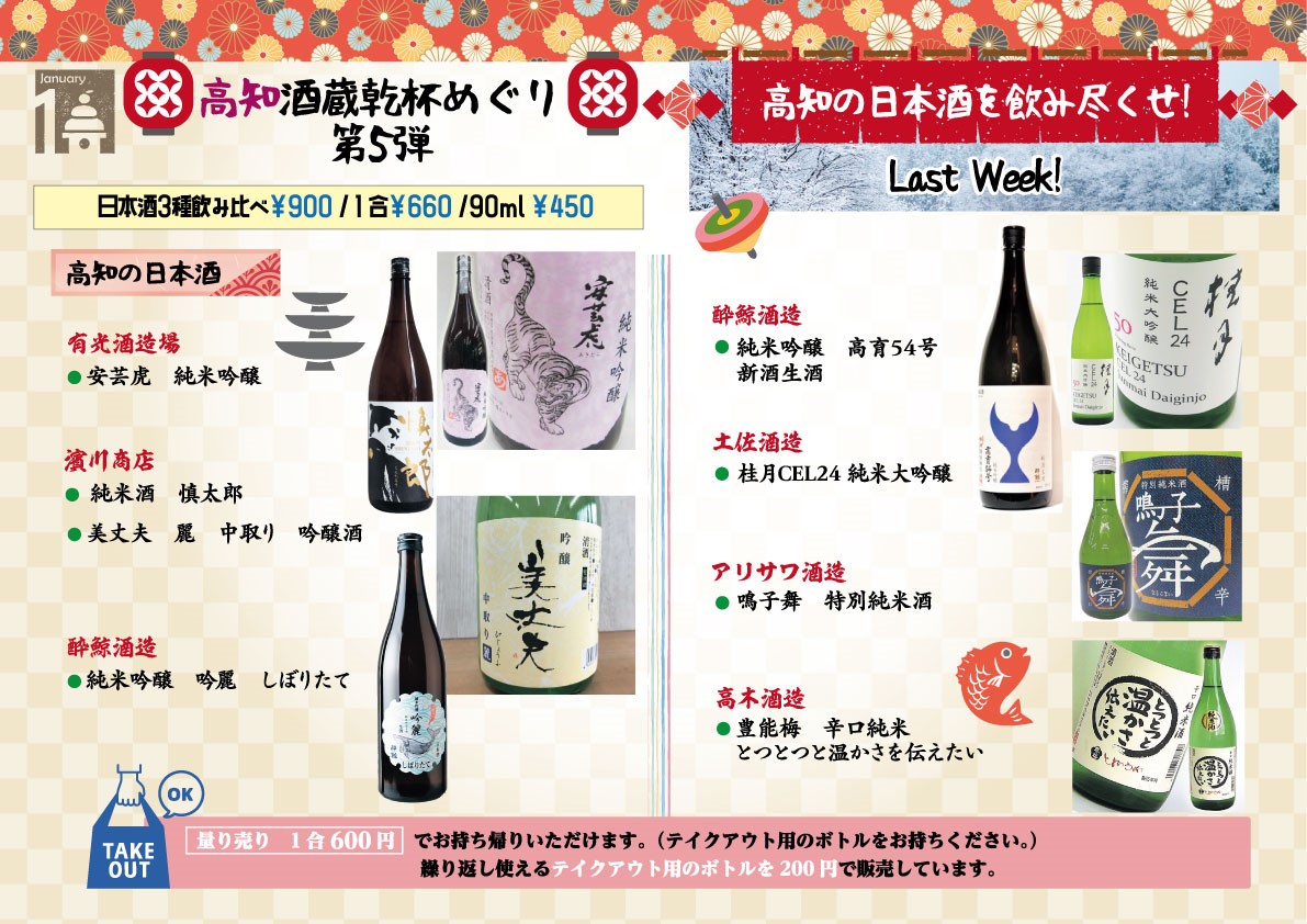 記事 【乾杯めぐり：1月28日～】高知LAST WEEKのアイキャッチ画像